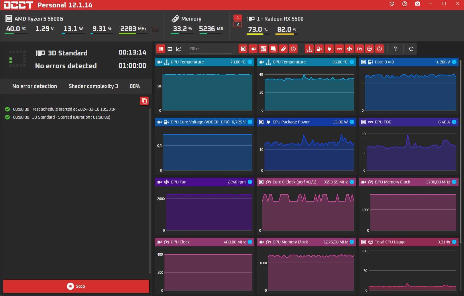 Видеокарта RX 5500 8GB