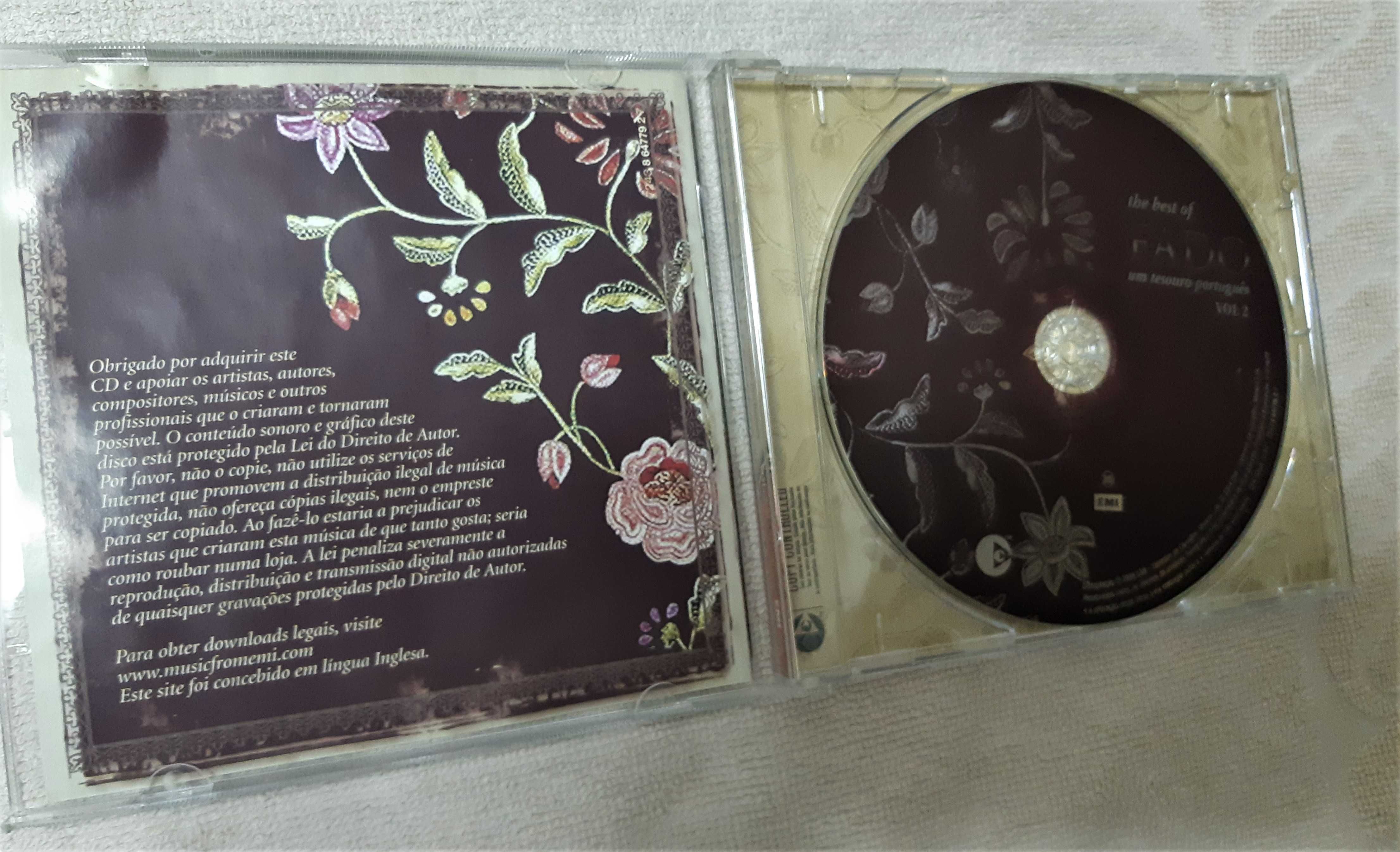 CD Coletânea "The best of Fado - Um tesouro português - Volume 2"