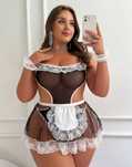 Fantasia sexy empregada PLUS SIZE