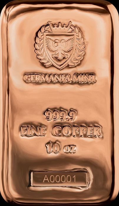 Barra de cobre de 10 oz Christiaan Robert