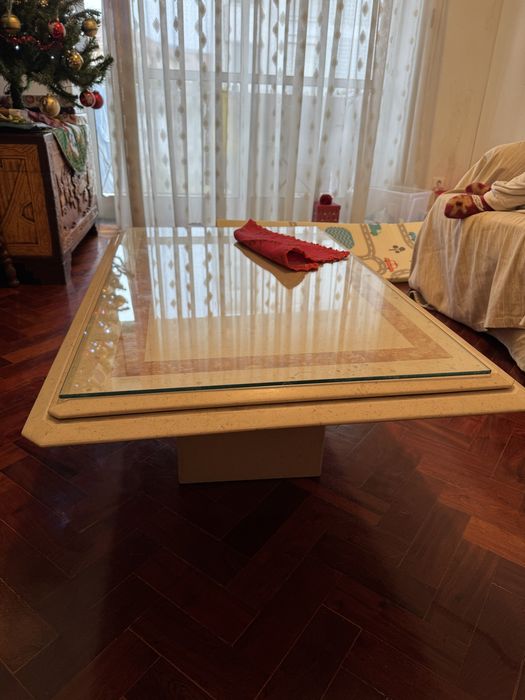 Mesa centro de sala mármore