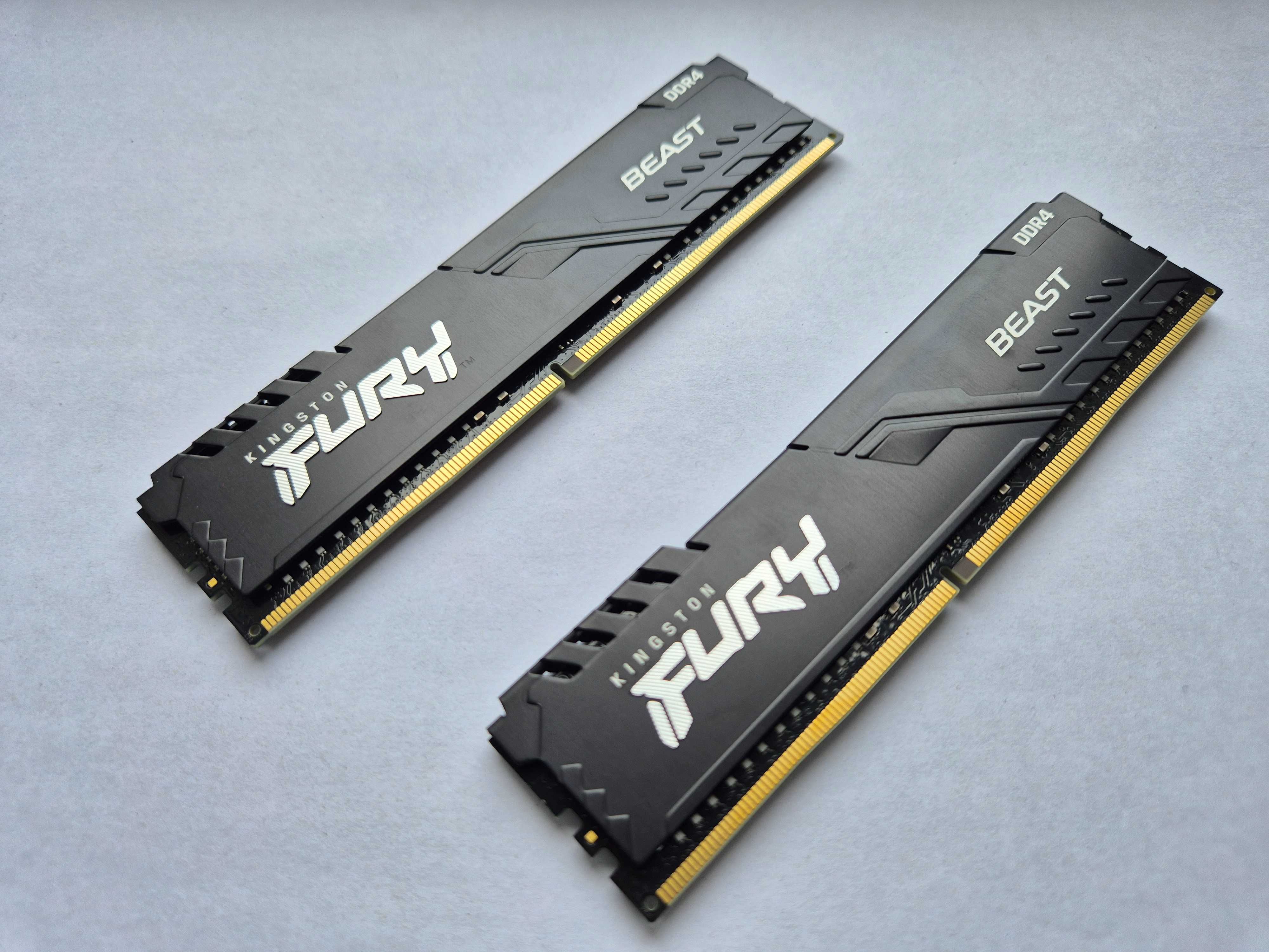 Pamięć RAM Kingston Fury Beast 32GB (2x 16GB DDR4)  *BDB* STAN!