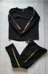 Dres bluza + spodnie z lampasami roz. M