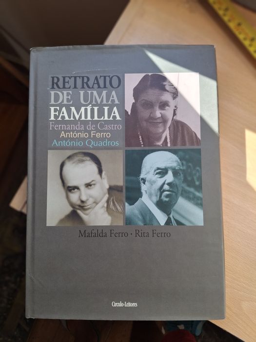 Livro retrato familia antonio ferro antonio quadros