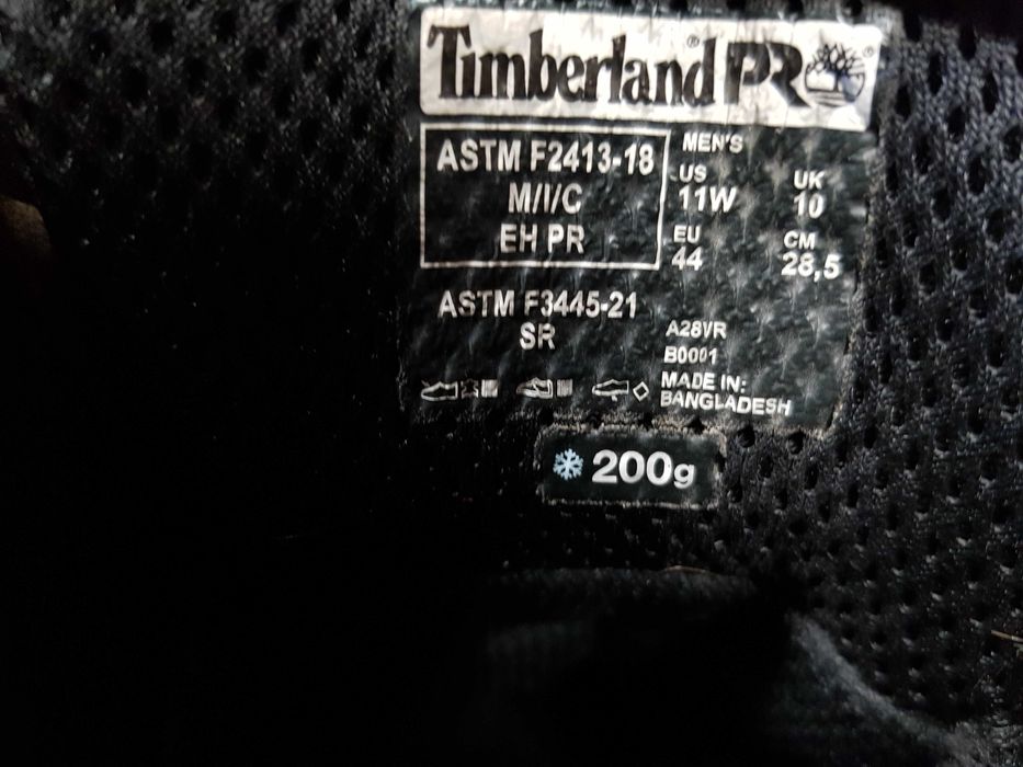 Buty robocze TIMBERLAND rozm 44 wkł 29,5 cm S3