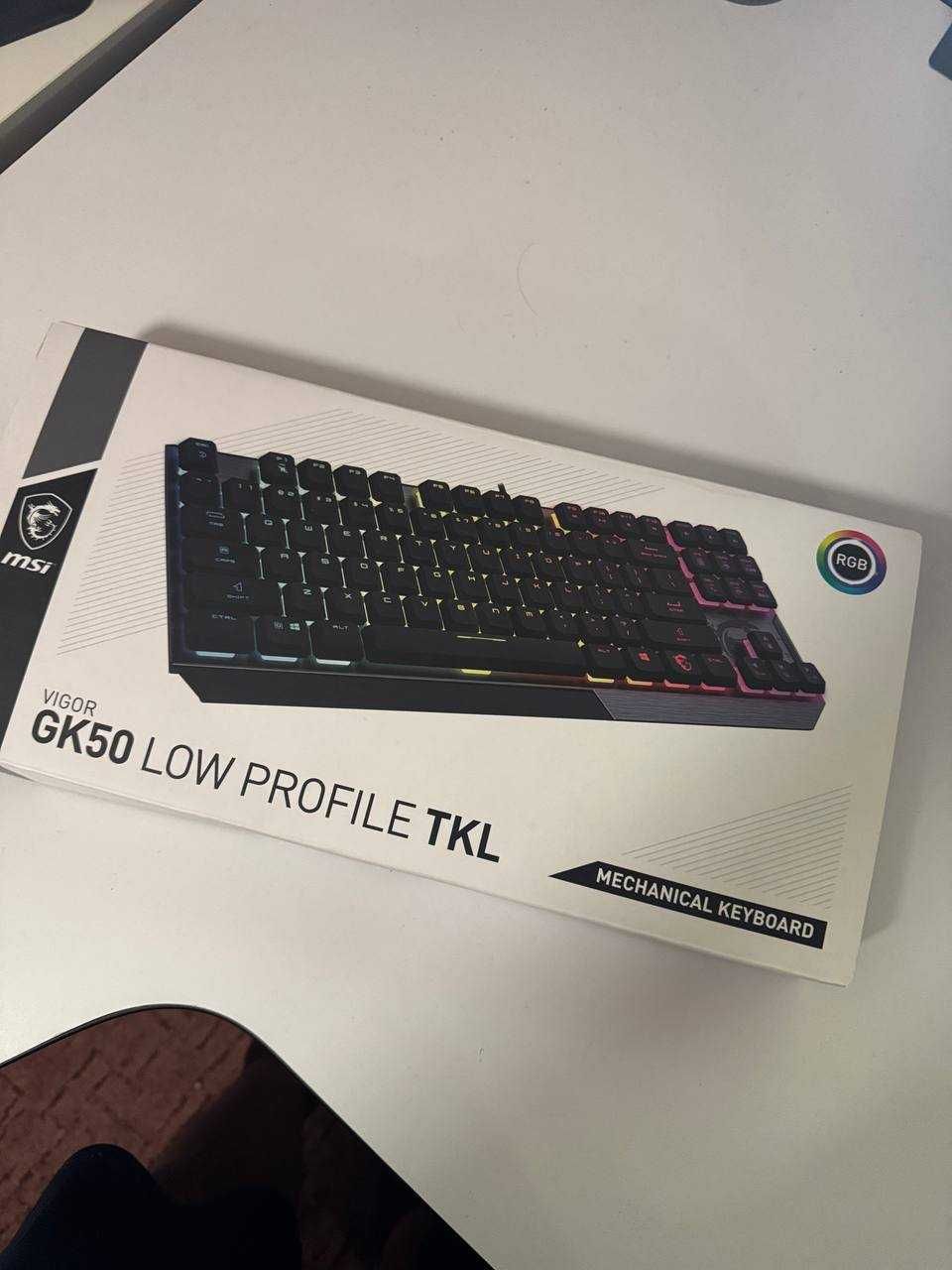 Супер цена 940 ГРН! Клавиатура MSI Vigor GK50 Low Profile TKL