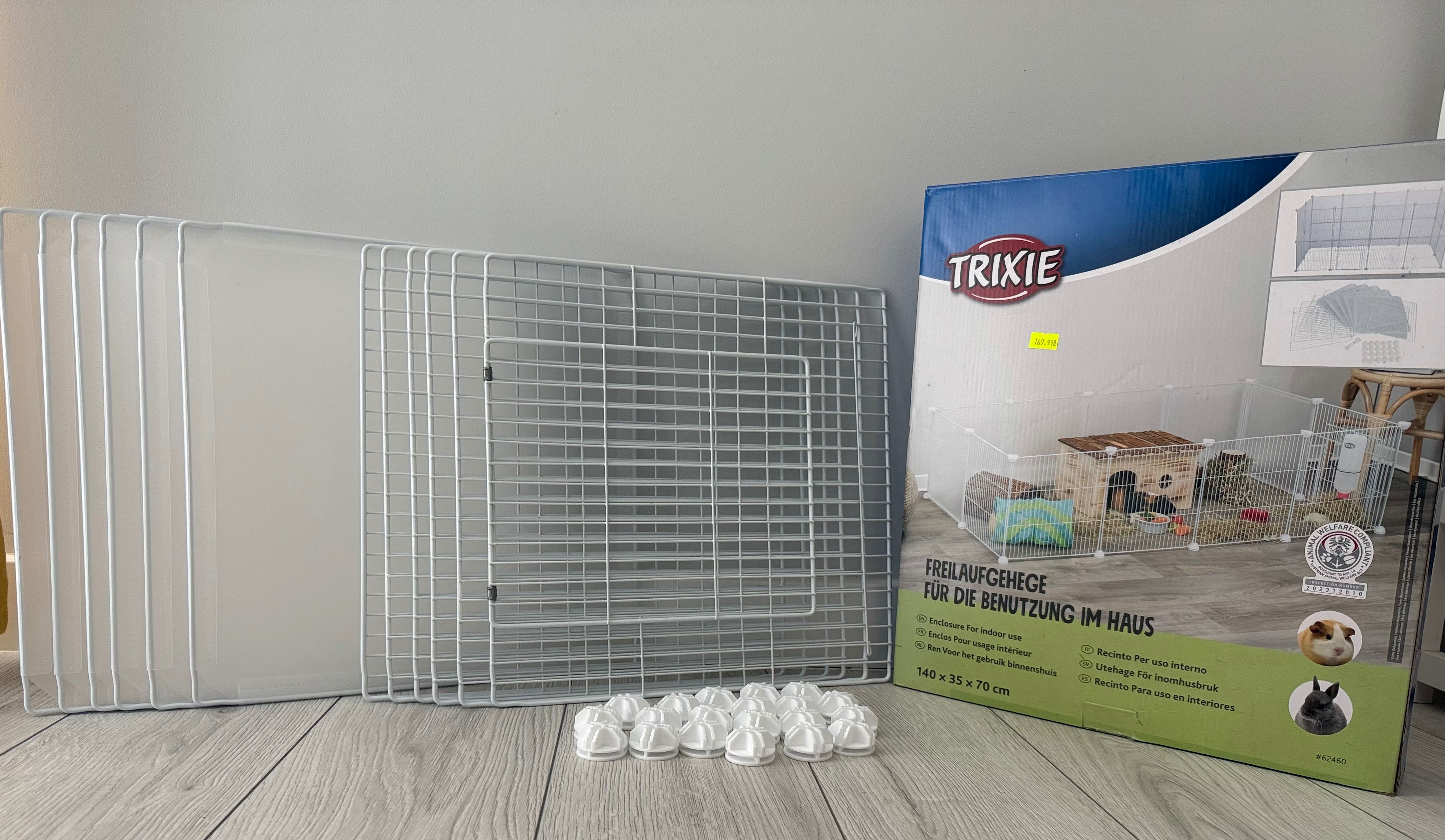 Ogrodzenie dla zwierząt 140x35x70