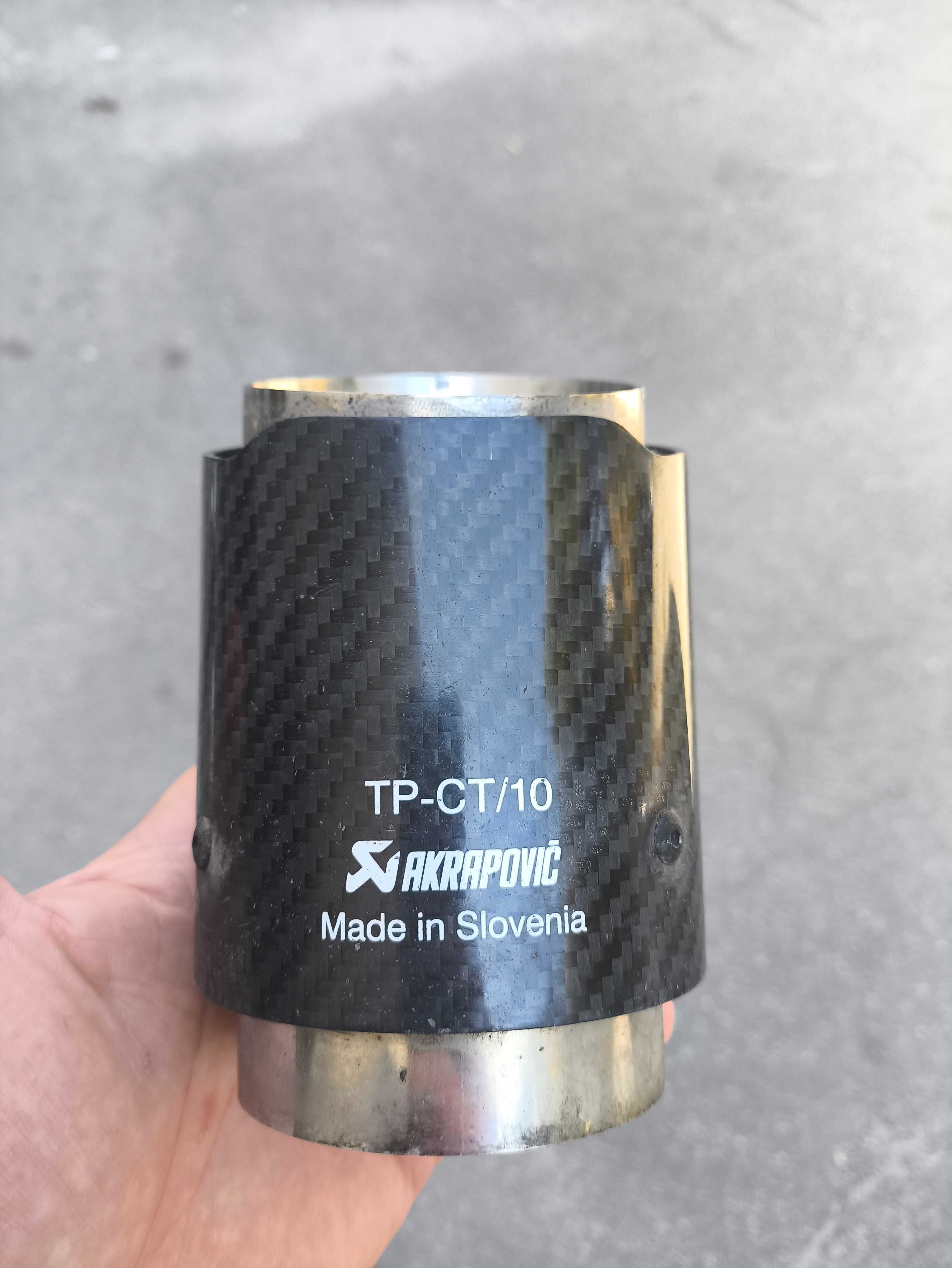 Насадка Akrapovic  выхлоп карбон выхлопная труба