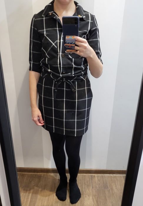 Sukienka w kratkę Milena Płatek