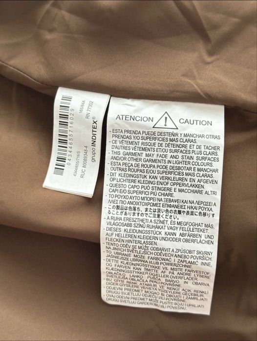 Trending Casaco Bomber Efeito Camurça M - Zara