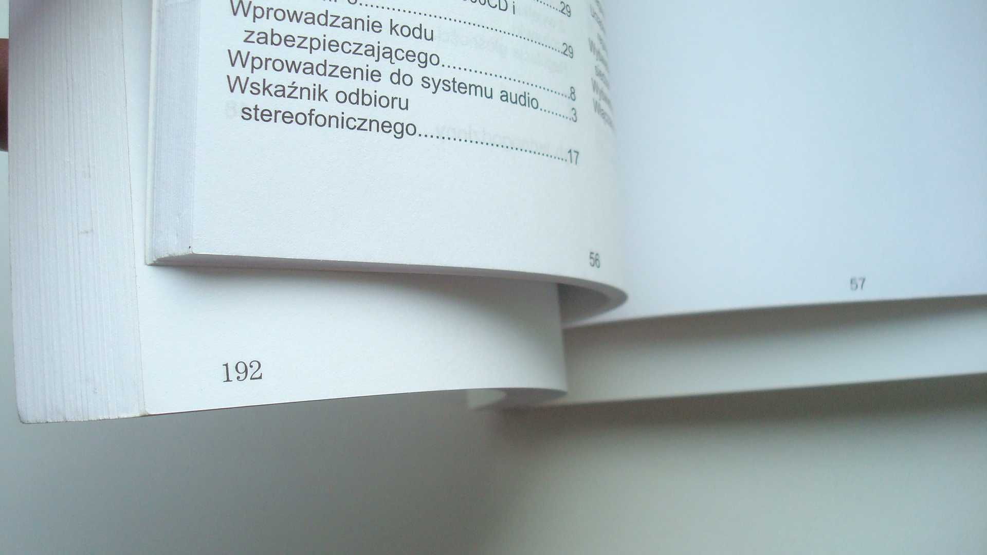 FORD FUSION 2005 -2012 Polska książka obsługi +instrukcja audio radia