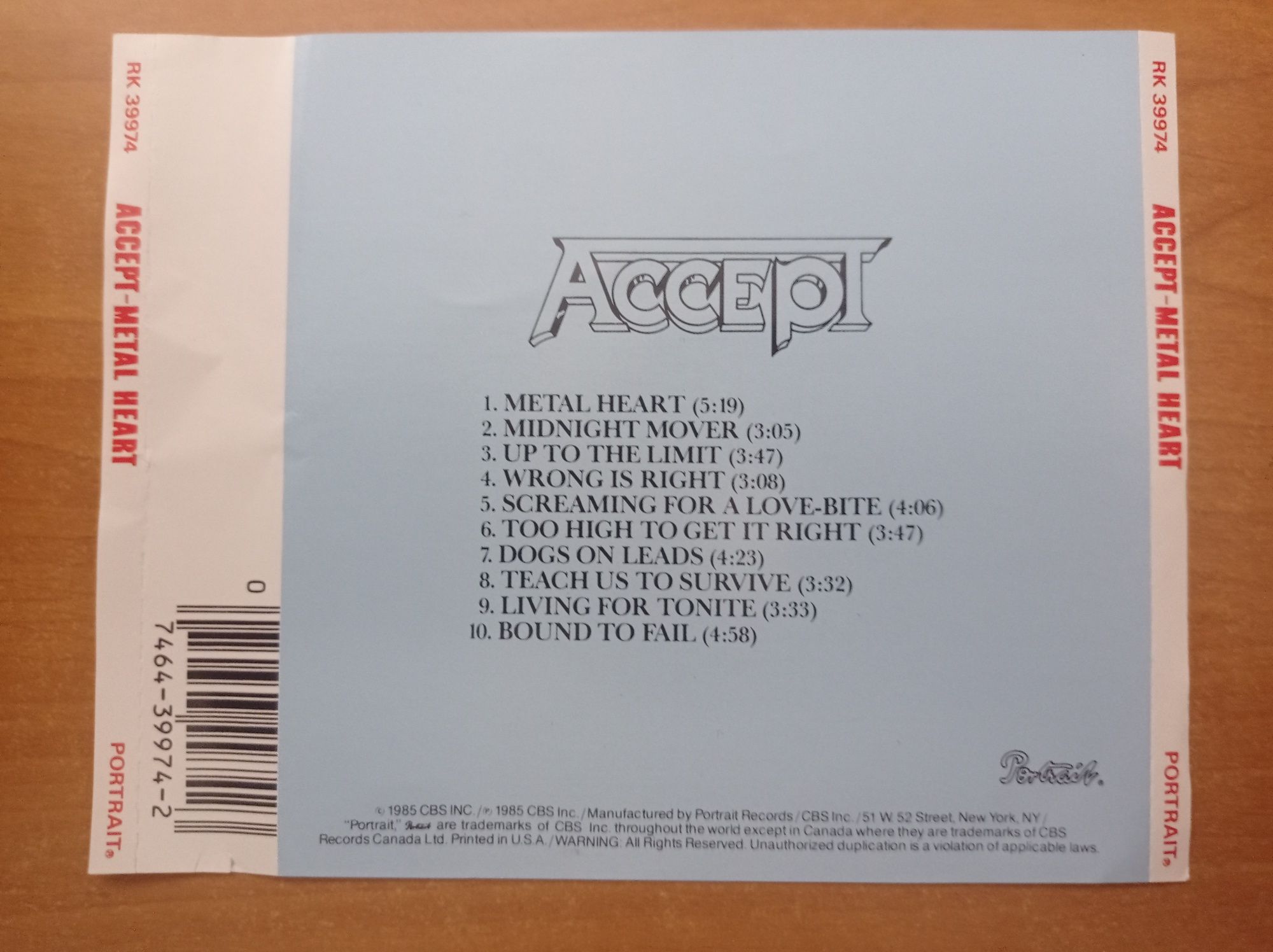 Accept - Metal heart