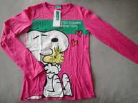 Benetton Snoopy NOWA bluzeczka 150 cm XL