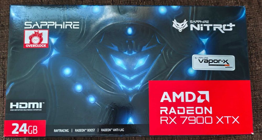 SAPPHIRE Nitro+ Radeon RX 7900 XTX Vapor-X 24 GB