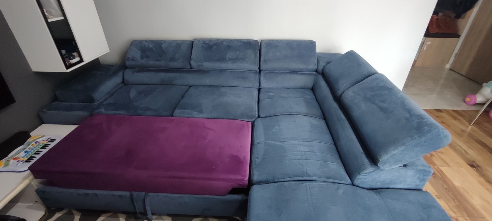 Narożnik Galaxy 225/280 cm Navy Blue