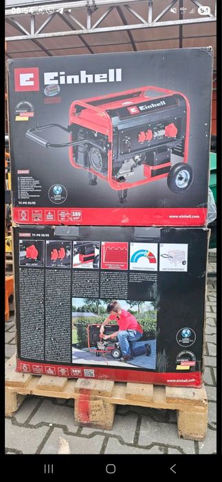 Генератор новий з Європи 5.5кВт з електростартером!