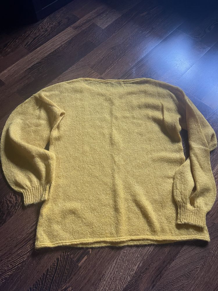 Sisley sweter żółty roz. XS
