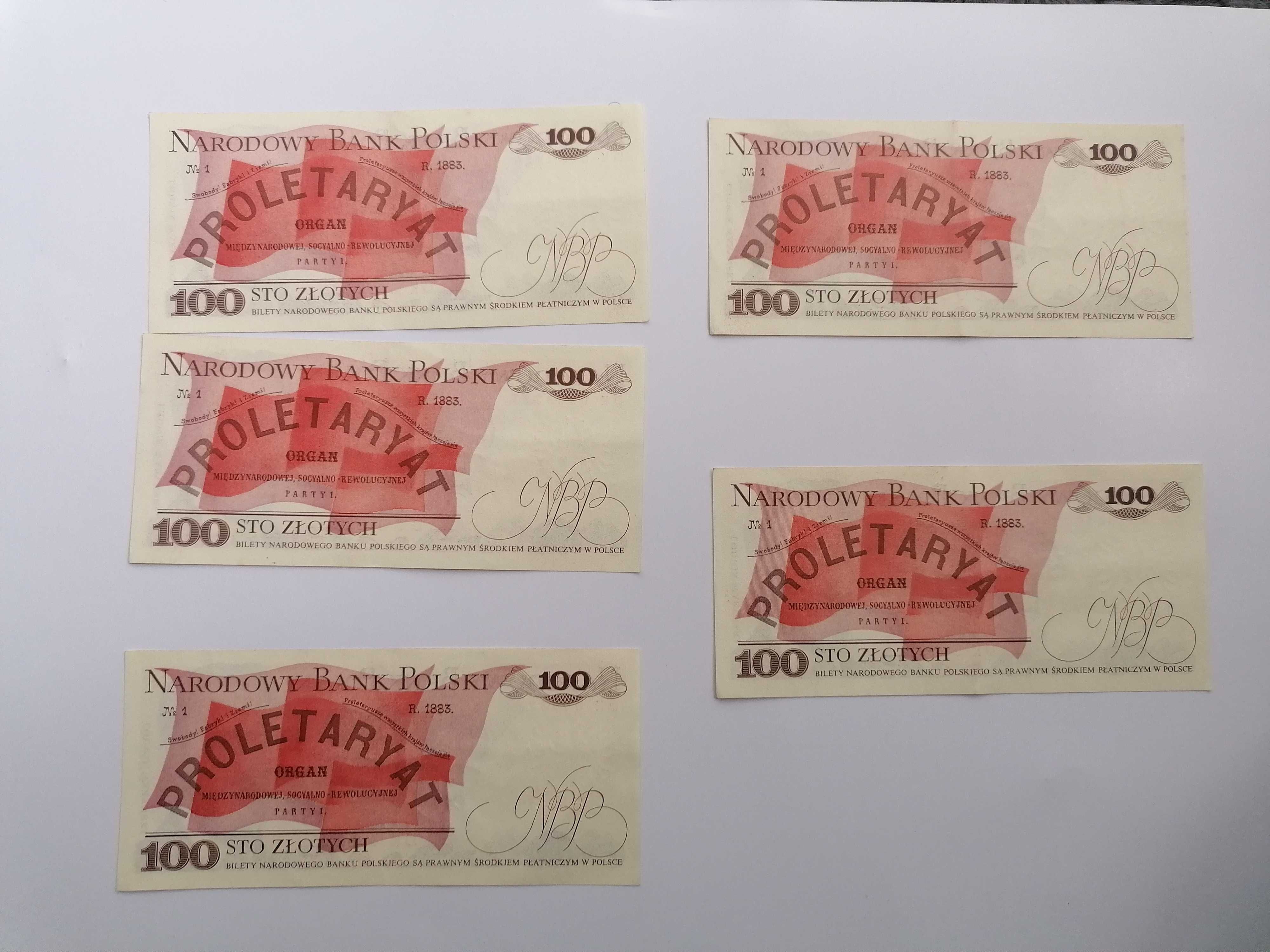 Banknoty PRL 100 zł 1976