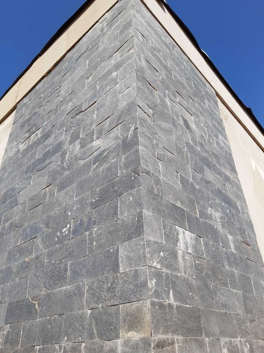 Kamień Dekoracyjny Naturalny Płytki Łupek Elewacyjny 30x10 Grey Pearl