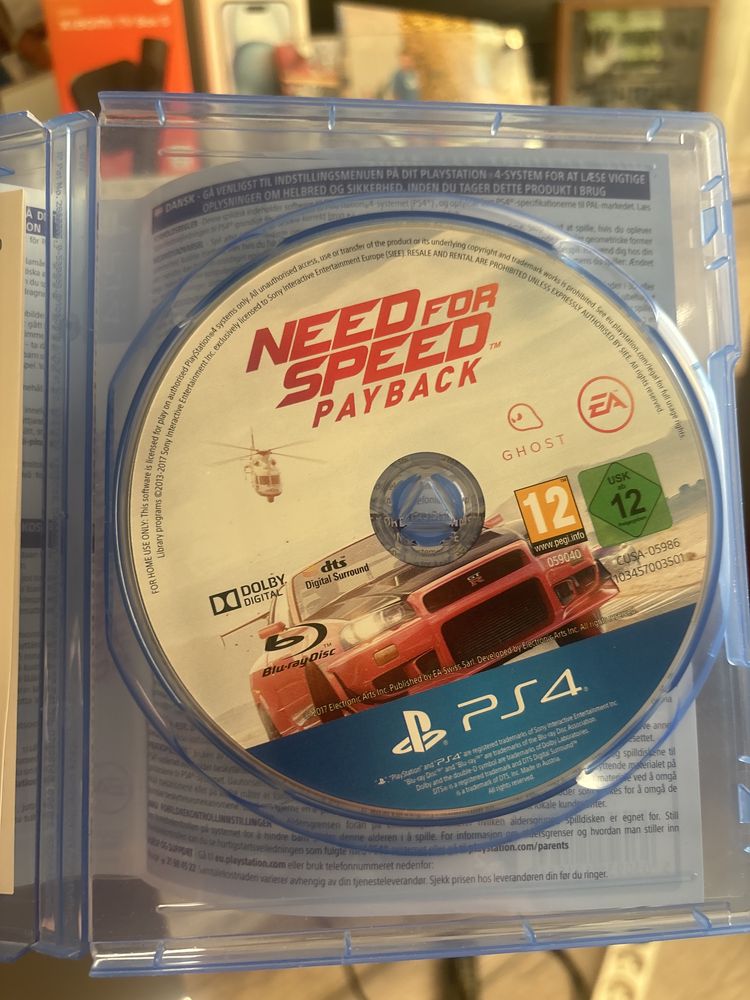 Need for speed payback ps 4