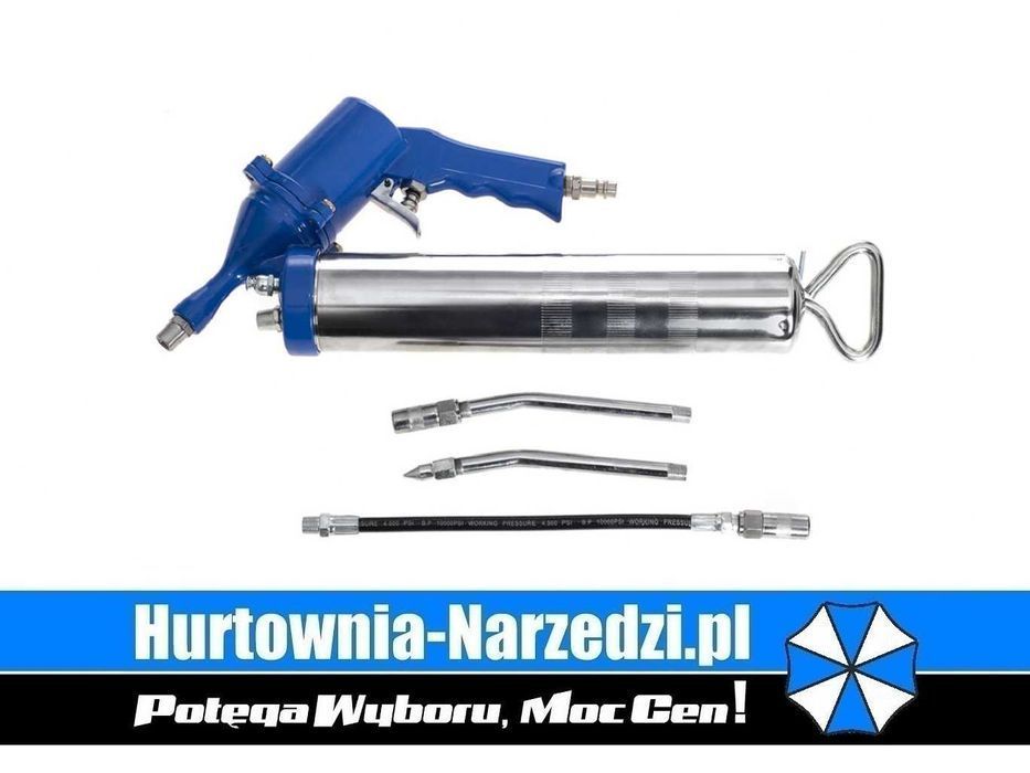 Smarownica pneumatyczna + ręczna 2w1 400ml towotnica pneumatyczna