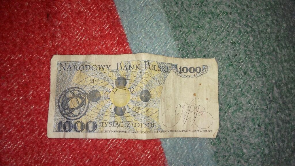 Польский Злотый 1000 Купюра