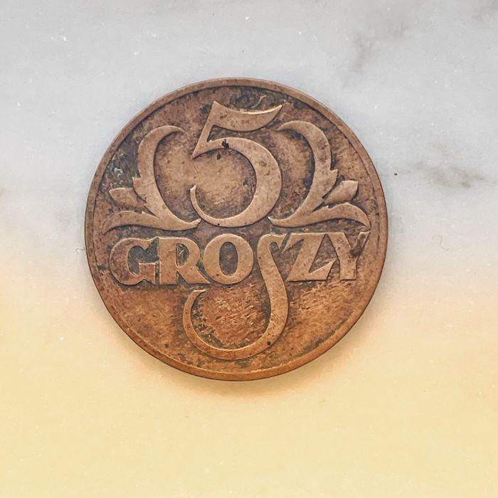 5 groszy z 1930 roku – Polska moneta