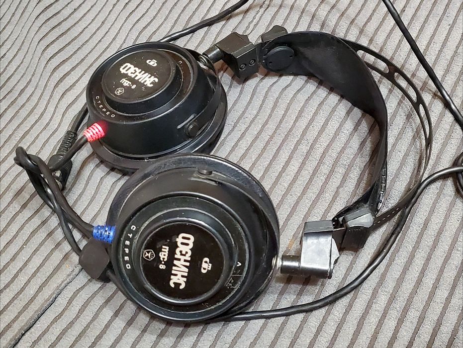 Наушники винтажные ТДС-8 Феникс производства 80х годов ссср
