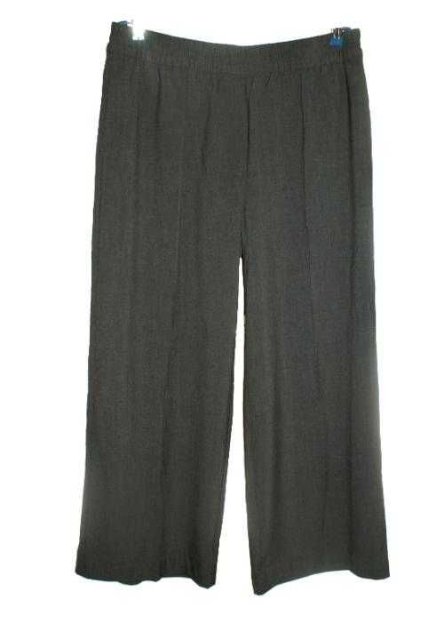 Marks & Spencer spodnie damskie szerokie nogawki grafit szare 48