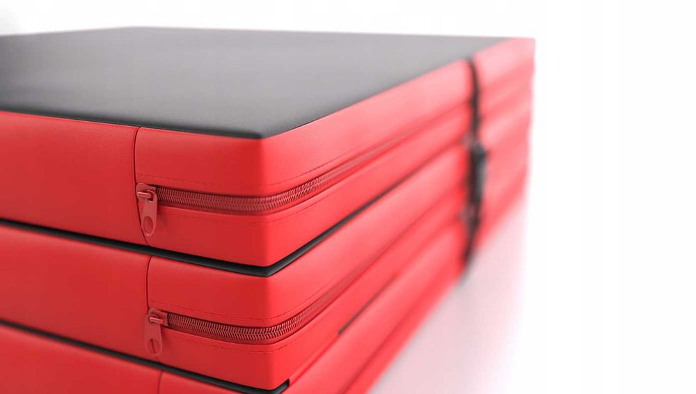 Składany Materac Gimnastyczny Sportowy Mata Do Ćwiczeń 180x60 - OKAZJA