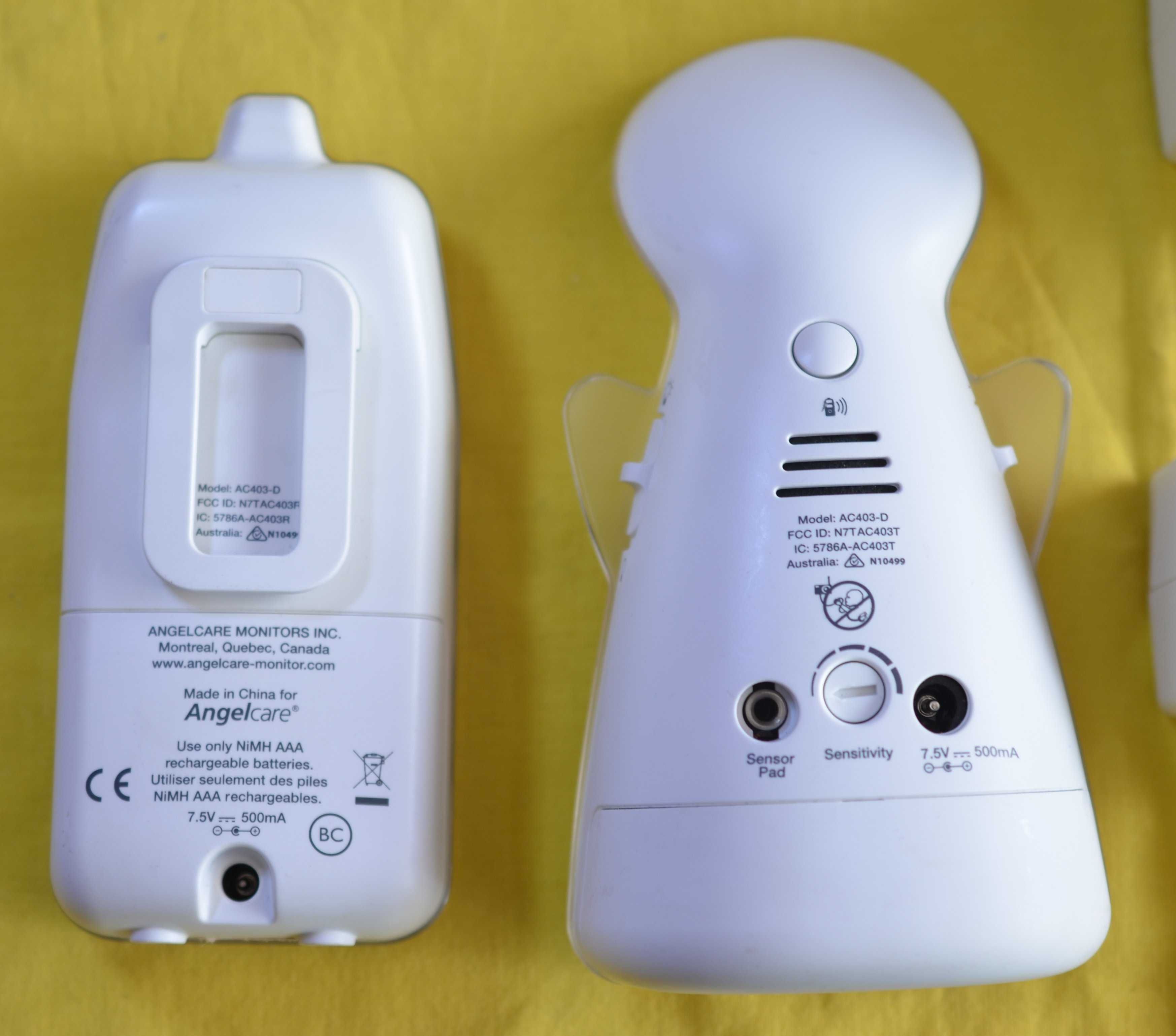 Angelcare AC403 zestaw elektroniczna niania