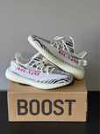 YZ350\Czarno DamskieAdidasYeezy350ZebraV2WhiteUnisexTrampki rozmiar.42