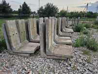 Lki Betonowe h-135cm, Mur Oporowy L