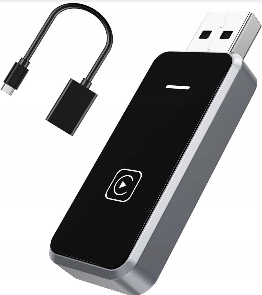 Vinmooog Adapter 2 w 1 Carplay Wireless i Android Auto