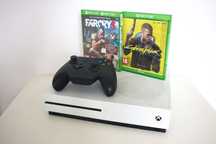 Xbox One S 500GB + Cybeperpunk 2077 + Far Cry 5 + Pad
