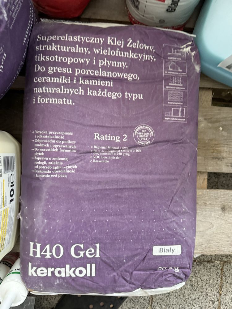 Zaprawa klejowa żelowa Kerakoll Zel H40 20 kg