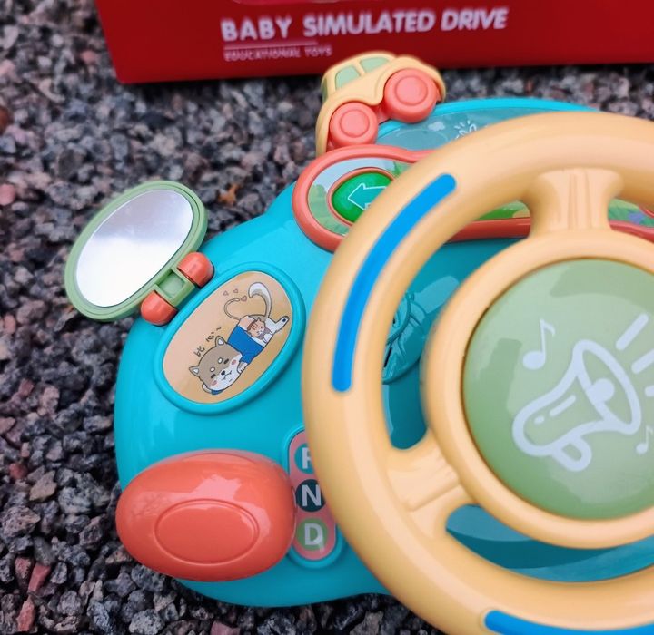 Кермо дитяче  у візочок УКР ОЗВУЧ,Є ВІДЕО,музичне, інтерактивне,руль