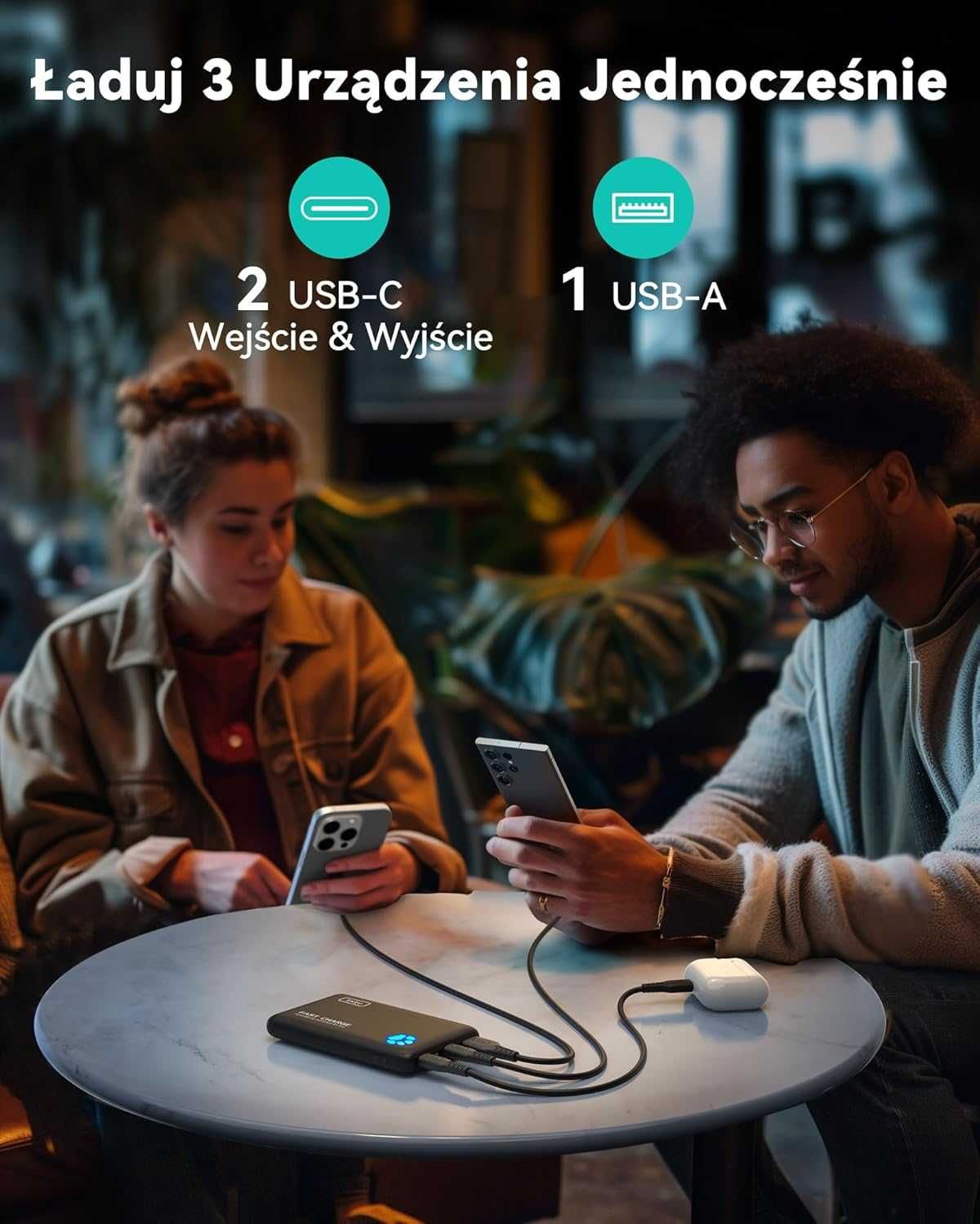 Powerbank INIU P41-E1 10000 mAh czarny