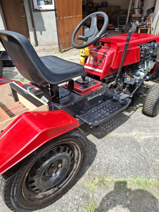 Traktor Traktorek Ciągnik SAM z pługiem do odśnieżania