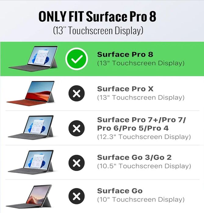 Capa Microsoft Surface Pro 8