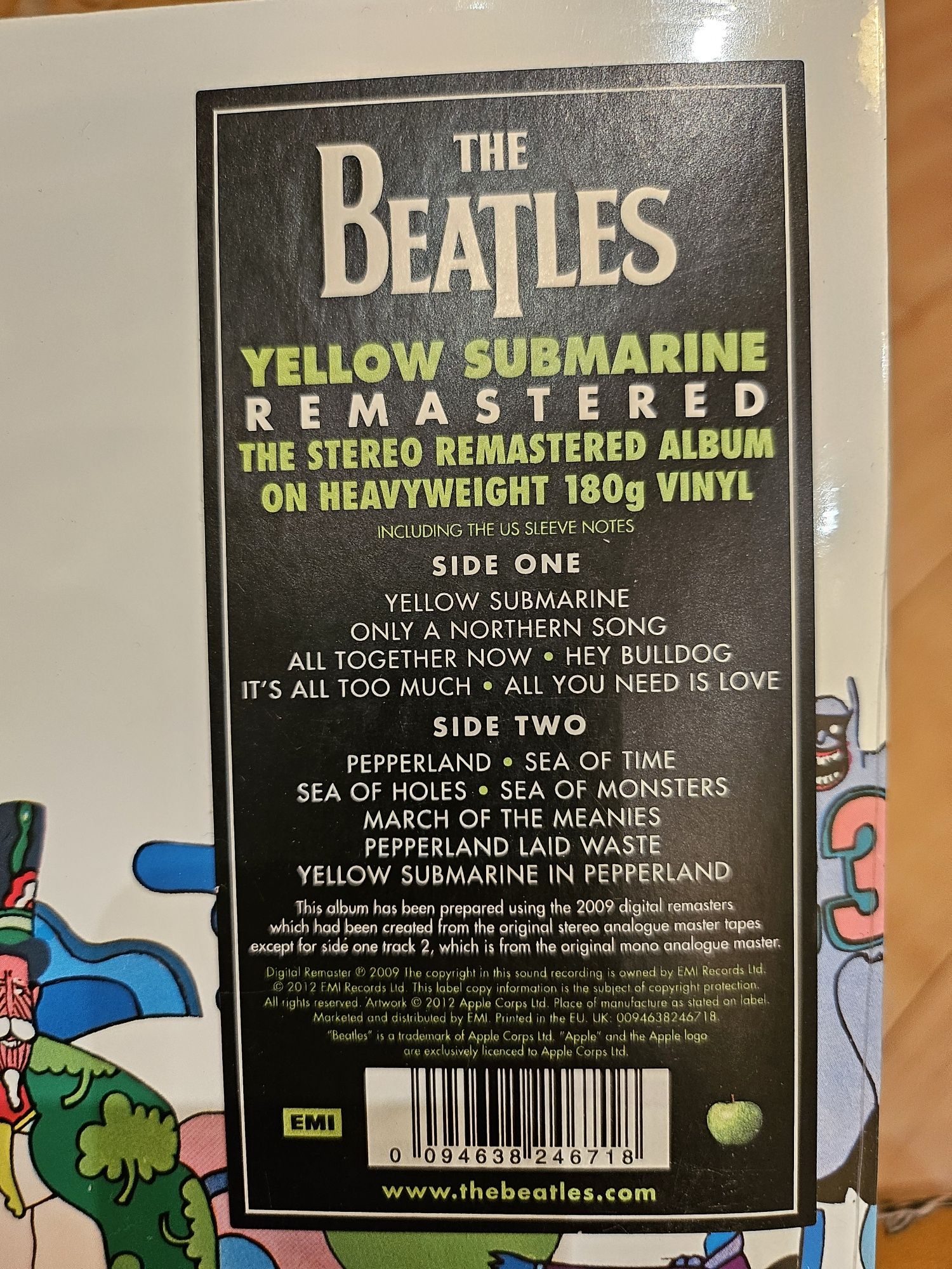 Виниловая пластинка The Beatles Yellow Submarine
