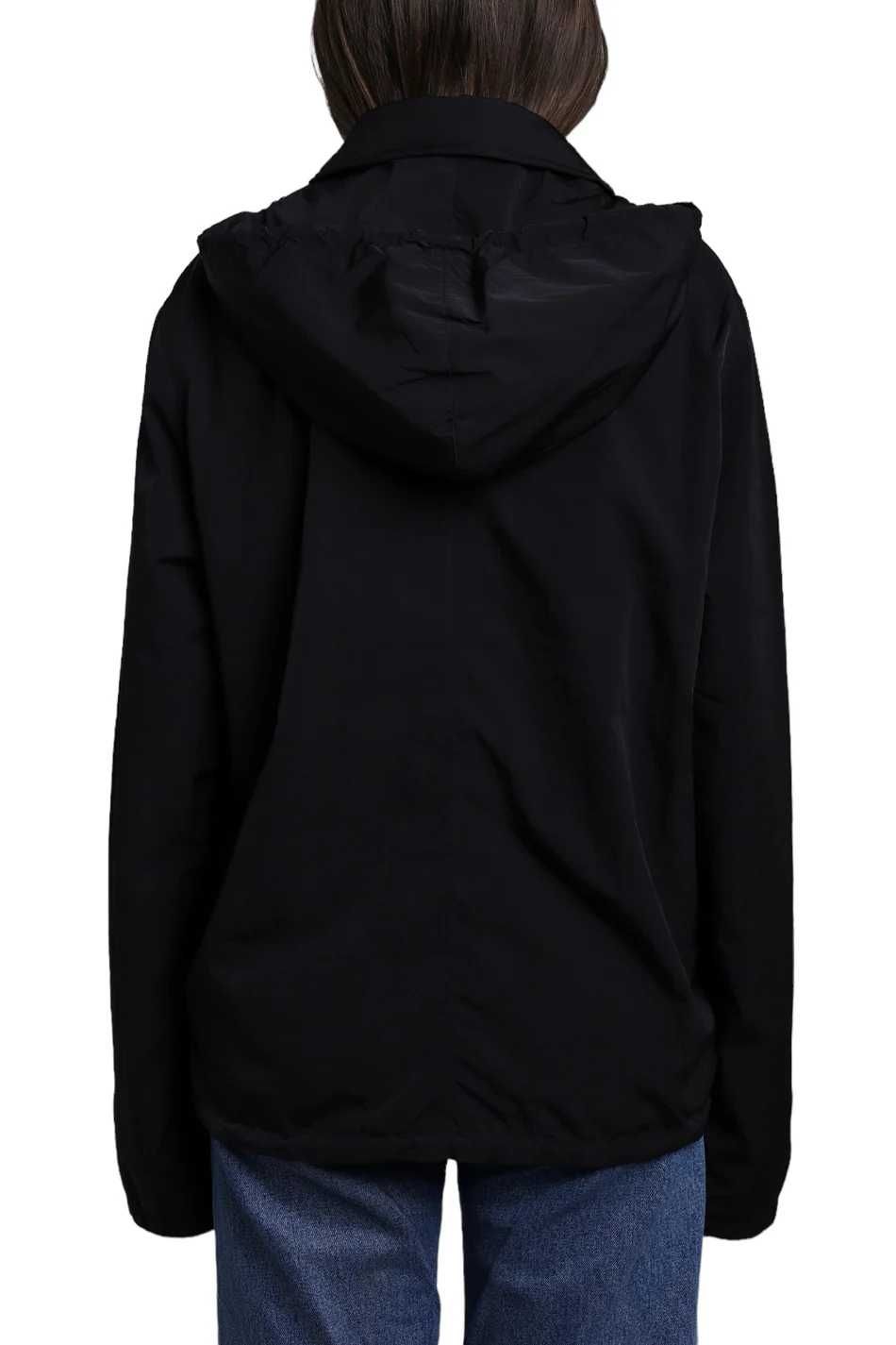 Вітрівка AMI Paris Heart Logo Hooded Windbreaker Black