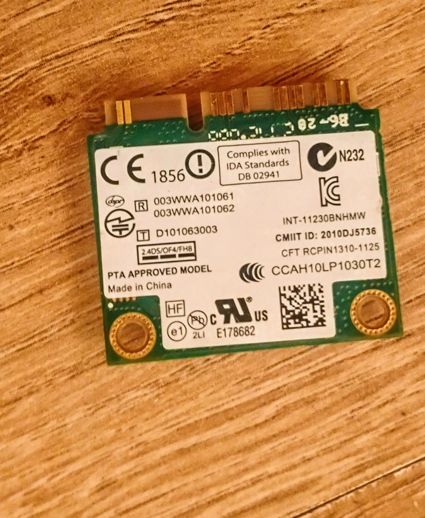 Karta Wifi Intel .