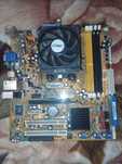 Плата Asus M2N-VM DVI + Amd Phenom x4 9600 + кулер