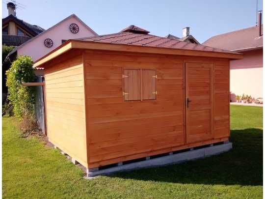 Domek drewniany narzędziowy,gospodarczy,ogrodowy,magazyn,taras, 4x3m