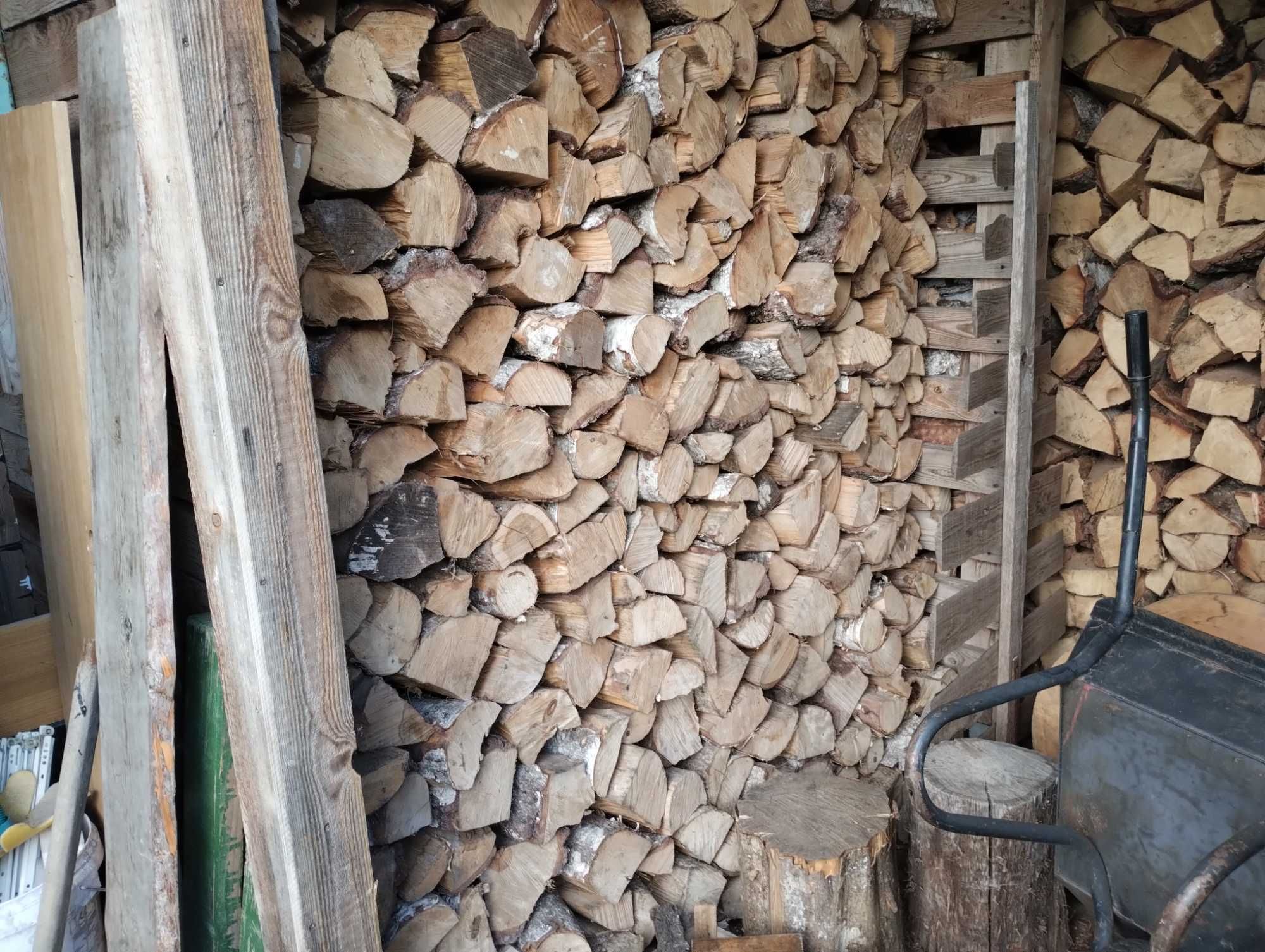drewno opałowe połupane, buk/brzoza, suche, 3 letnie ok. 40 m3