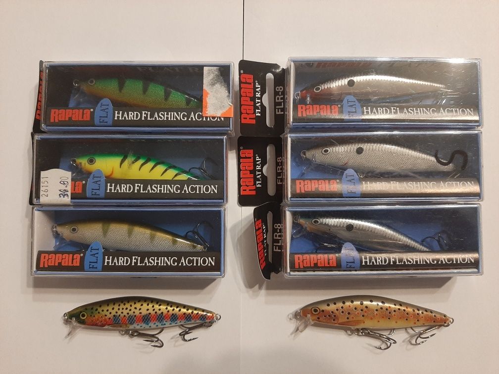 Wobler woblery Rapala Flat Rap 8