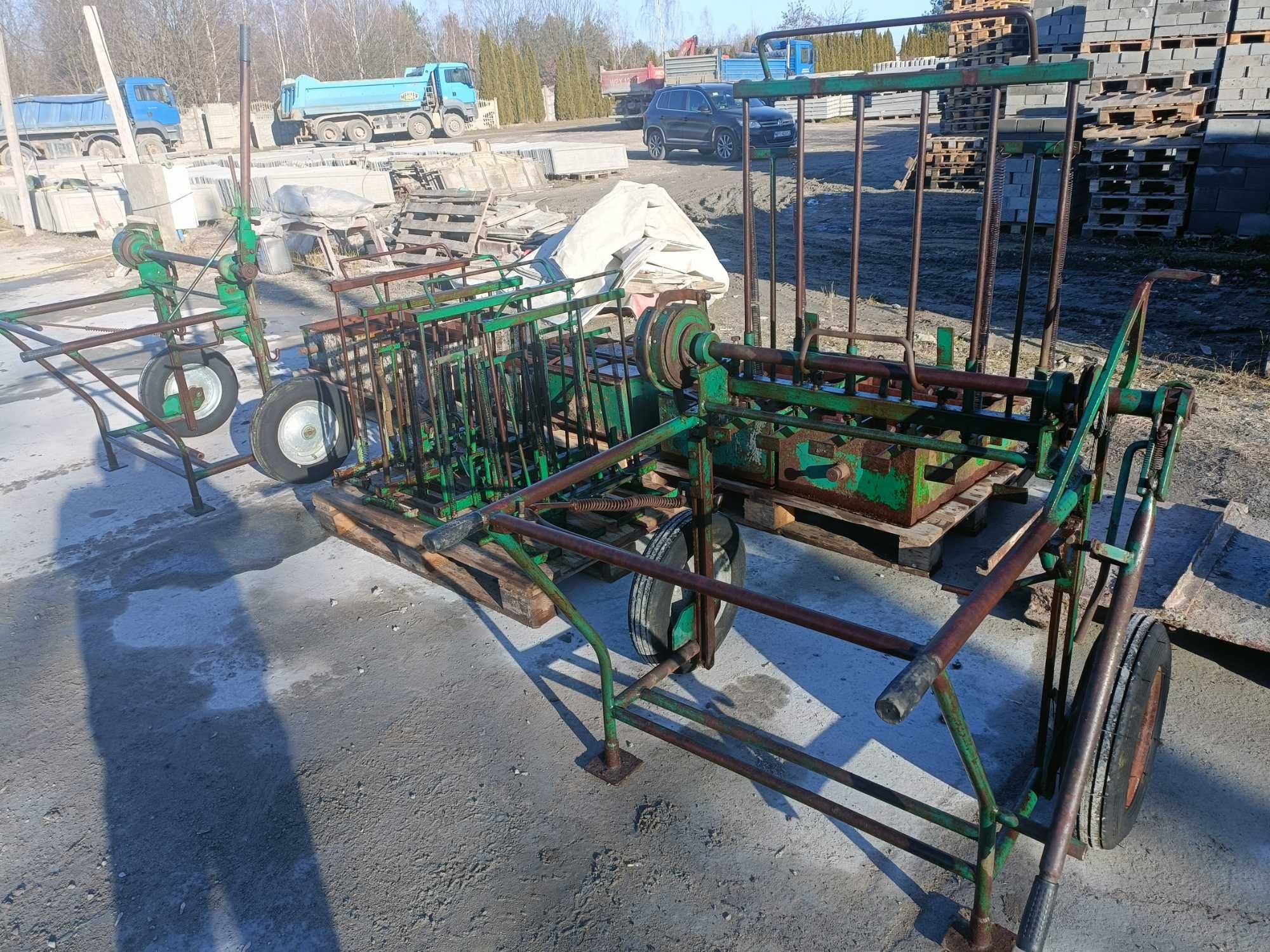 Pustaczarka ręczna do produkcji bloczków, pustak beton Formy, wibrator
