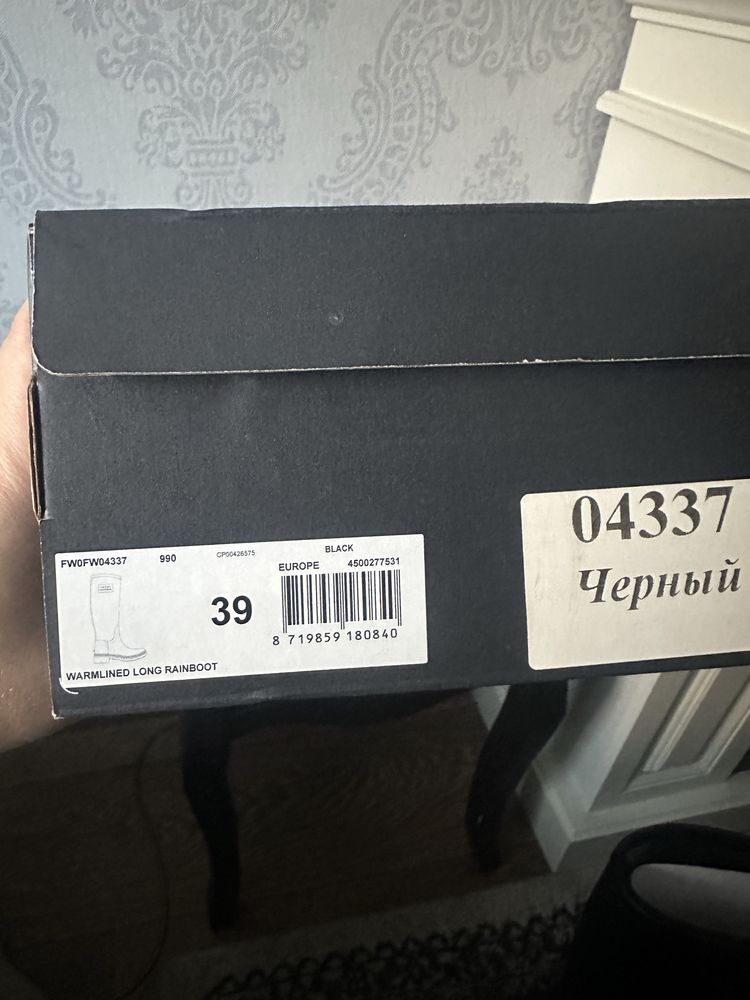 Tommy Hilfiger Гумові чоботи на утепленні 39 розмір