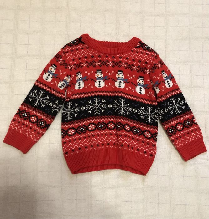 Пакет речей (11 шт.) для дівчинки віком 2-3 роки / новорічні светрики